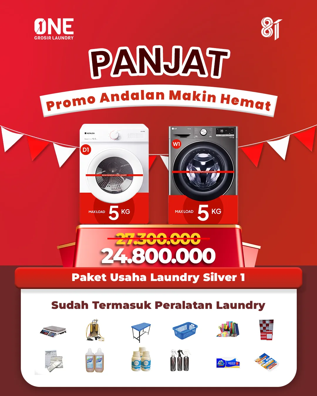 Promo Paket Usaha Laundry Kiloan Termurah di Sidoarjo